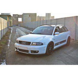 Накладки сплиттеры на пороги на Audi RS4 B5